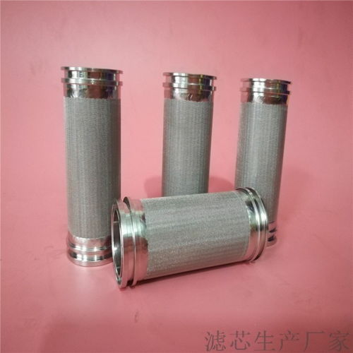 304不銹鋼燒結網真空上料機吸料機專用醫藥食品衛生級5um空氣濾芯